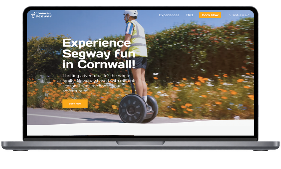 Cornwall Segway tourism website and experience booking