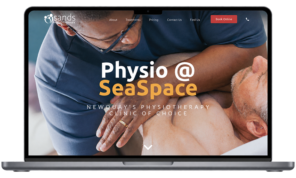 Sands Physiotherapy responsive website design
